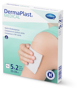 DermaPlast Medical Sterile Vliesstoffkompresse