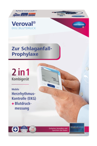 Veroval® Apparecchio combinato 2 in 1 per ECG e pressione arteriosa