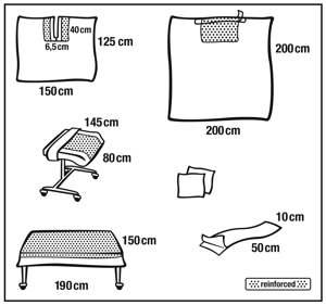 Foliodrape® Protect Plus HNO-/ MKG set II
