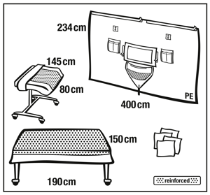 Trousse d'isolation verticale III, PE