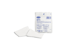 MediSet® Compresses pliées avec ouate, stériles 10 x 10 cm