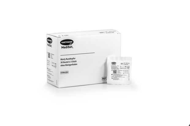 MediSet® Marly Rundtupfer steril Ø 3 cm P3
