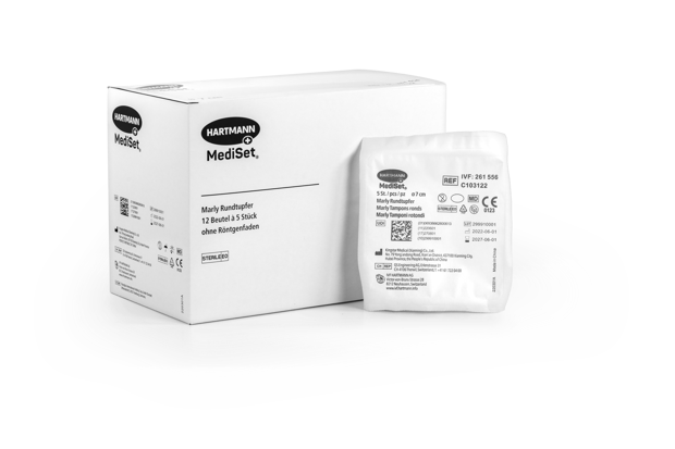 MediSet® Marly Tamponi tondi, sterili Ø 7 cm