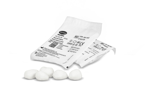 MediSet® Marly Tamponi tondi, sterili sterile, senza filo radiopaco, in doppia confezione Ø 3 cm, doppio sacchetto P5
