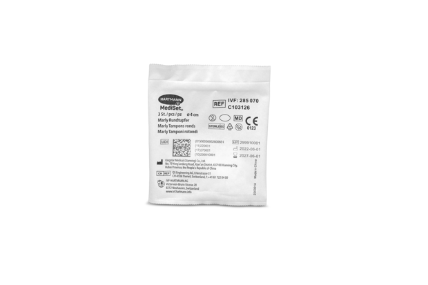 MediSet® Marly Rundtupfer steril Ø 4 cm P3