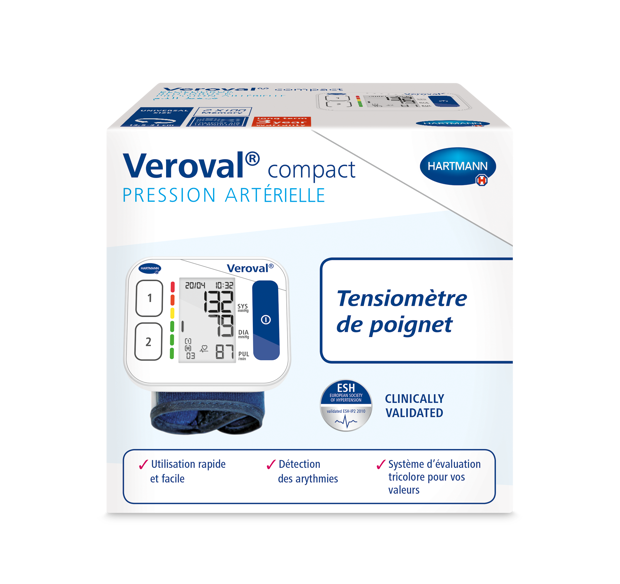 Veroval® compact Misuratore da polso della pressione arteriosa Compact Misuratore da polso della pressione arteriosa