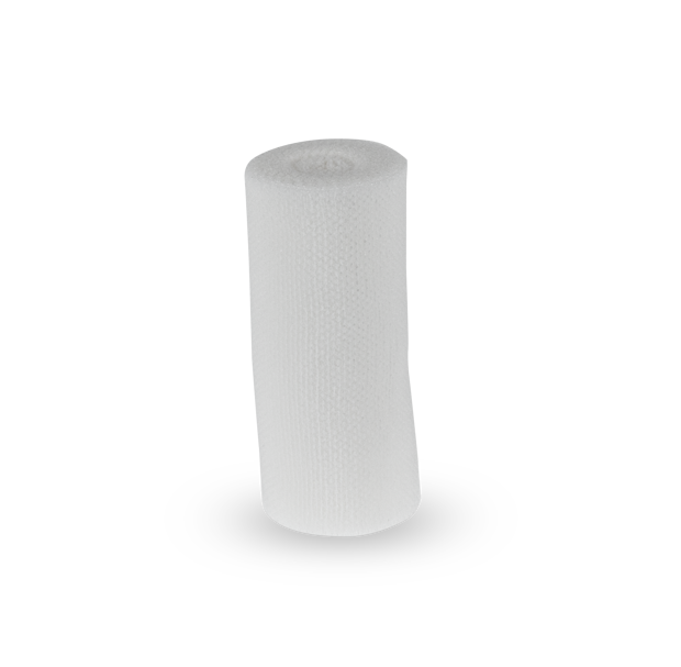 DermaPlast® Stretch Benda elastica sfuso in scatola pieghevole, bianco 4 m x 8 cm