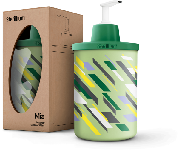 Sterillium® Protect & Care Dispenser Mia abstract green