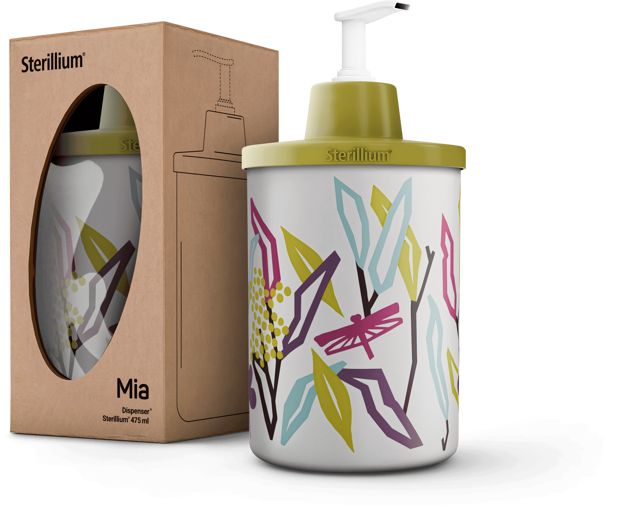 Sterillium® Protect & Care Dispenser Mia flowery grey