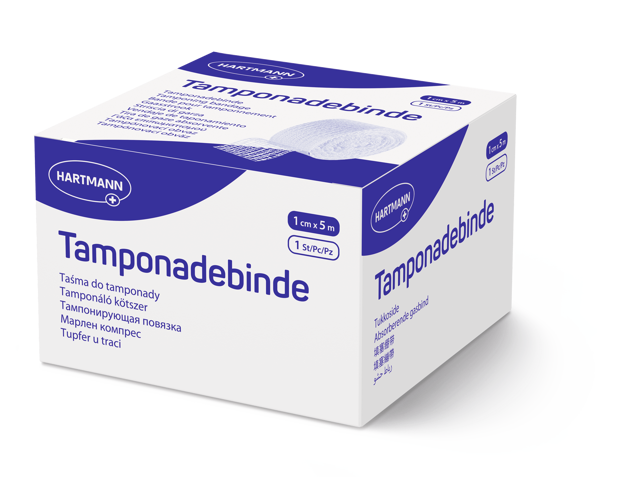 Bandes pour tamponnement stérile 1 cm x 5 m