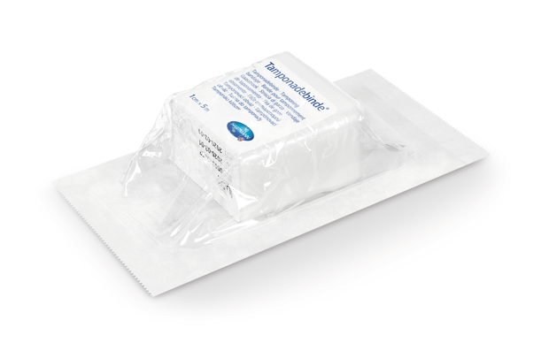 Bandes pour tamponnement stérile 1 cm x 5 m