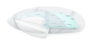 Zetuvit® Plus Silicone Border steril, einzeln verpackt 25 x 25 cm Heel/Ferse
