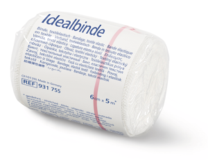 HARTMANN Idealbinde einzeln verpackt in Cellophan, 10 Stück pro Faltschachtel 6 cm x 5 m