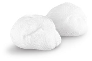 Pagasling® Schlinggazetupfer unsteril unsteril P2x500 pflaumengross, Gr. 3 P2x500