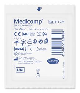 Medicomp® 4-fach steril, P25x2 St 5 x 5 cm