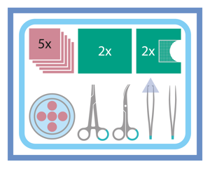 IVF MedSet Set di sutura 990609