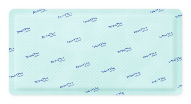 Zetuvit® Plus Silicone steril, einzeln verpackt 10 x 20 cm