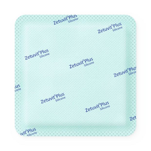 Zetuvit® Plus Silicone stérile, emballage individuel 8 x 8 cm P10