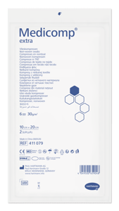 Medicomp® extra, 6-fach steril, P25x2 10 x 20 cm