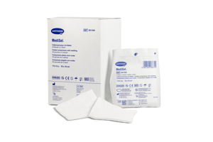 MediSet® Compresses pliées avec ouate, stériles