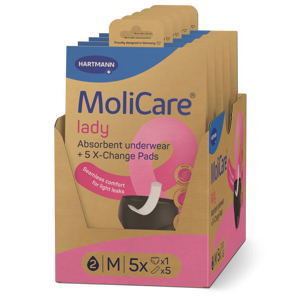 MoliCare® Absorbent underwear lady avec 5 X-Change Pads M