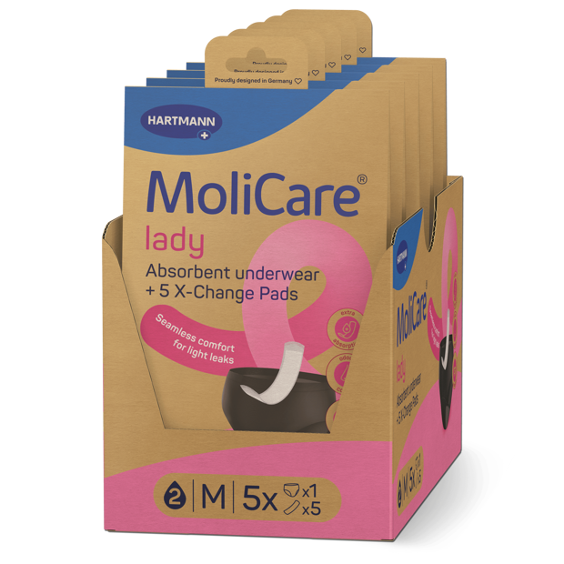 MoliCare® Absorbent underwear lady avec 5 X-Change Pads M