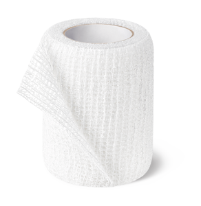 DermaPlast® CoFix Selbsthaftende Binde Faltschachtel, weiss 4 m x 6 cm