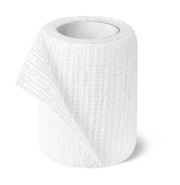 DermaPlast® CoFix Selbsthaftende Binde Faltschachtel, weiss 4 m x 6 cm