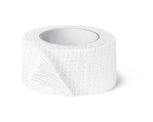 DermaPlast® CoFix Selbsthaftende Binde Faltschachtel, weiss 4 m x 2.5 cm P2