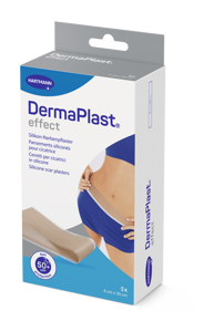 DermaPlast® effect Pansements siliconés pour cicatrice découpable 4x30cm