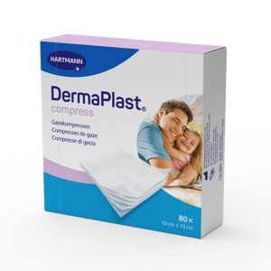 DermaPlast® Compress Compresse di garza 10 x 10 cm