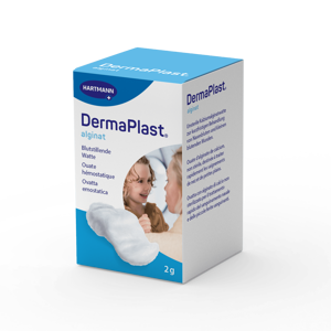 DermaPlast® Alginat Blutstillende Watte Flasche à 2g