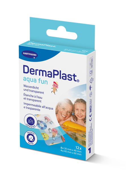 DermaPlast® Aqua Pflaster wasserfest Aqua FUN 2 Grössen, assortiert