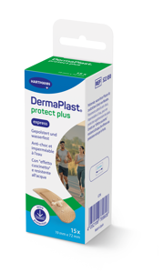 DermaPlast® Protect Plus Cerotto Strips Express, in confezione singola 19 mm x 72 mm