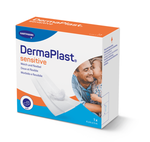 DermaPlast® Sensitive bianco Medicazione rapida, tagliabile a misura 5 m x 4 cm, bianco