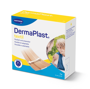 DermaPlast® Textil Pflaster Wundschnellverband, zuschneidbar 5 m x 4 cm