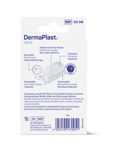 DermaPlast® Aqua Pansements résistants à l'eau Family, strips emballés individuellement 3 grandeurs assorties