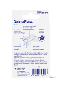 DermaPlast® Aqua Pansements résistants à l'eau Aqua Finger Mix 3 grandeurs assorties