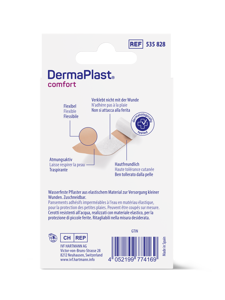 DermaPlast® Comfort Pflaster Wundschnellverband, zuschneidbar 6 x 10 cm