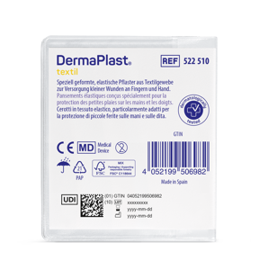 DermaPlast® Textil Cerotto Cerotto per punta delle dita 5 x 6 cm