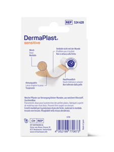 DermaPlast® Sensitive hautfarbig Wundschnellverband, zuschneidbar 6 x 10 cm