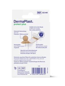 DermaPlast® Protect Plus Pflaster Wundschnellverband, zuschneidbar 6 x 10 cm