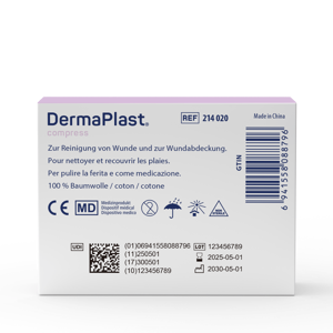 DermaPlast® Compress Gazekompressen 6 x 8 cm