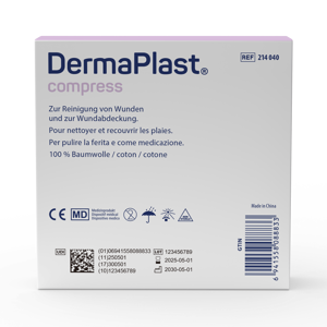 DermaPlast® Compress Compresse di garza 10 x 10 cm