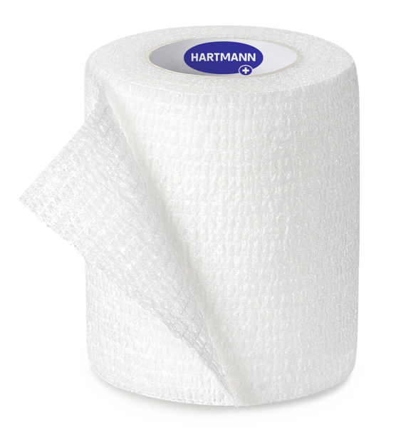DermaPlast® easy-rip, bande de fixation et de soutien cohésive et déchirable blanc 6 cm x 4 m