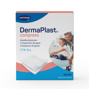 DermaPlast® Compresses de gaze pliées stérile