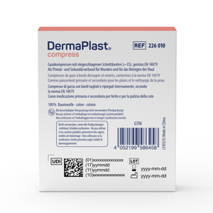 DermaPlast® Sterile Faltkompressen 5 x 5 cm