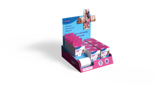 DermaPlast® easy-rip, Benda di fissaggio e supporto coesiva e strappabile