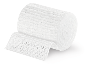 Peha® Lastotel weiss, einzeln verpackt in Cellophan 4 cm x 4 m P20