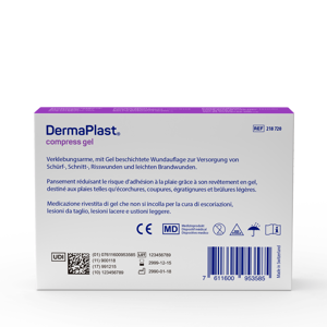 DermaPlast® Compress Gel compresse enduite 7.5 x 10 cm